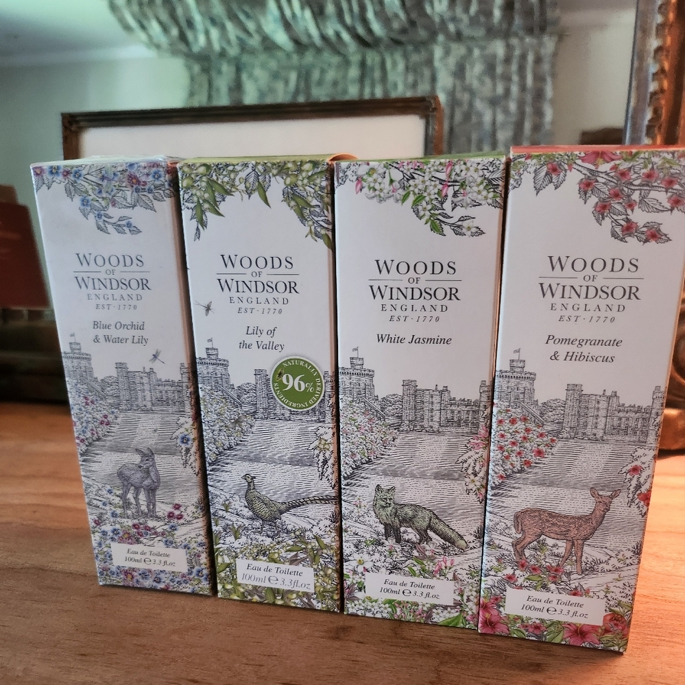 Set of 4 Woods of Windsor Eau de Toilet
